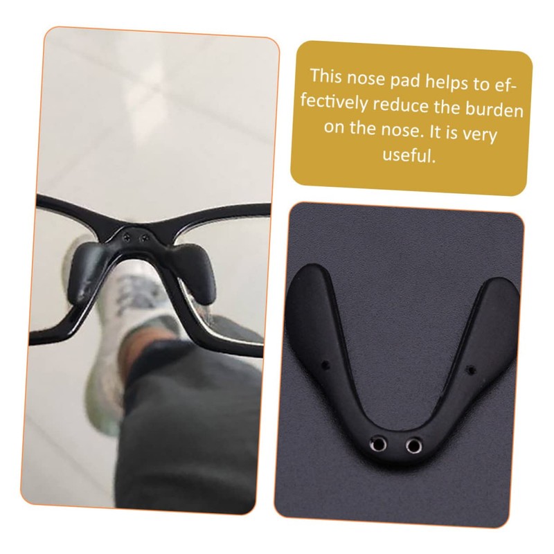 Tofficu 4Pcs Adjustable Nose Pads for Glasses Anti-Slip Eyeglass Nose