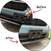 BEBECAR Black ABS Front License Plate Bracket holder Fits Ford
