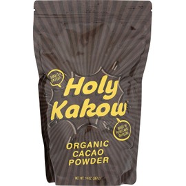 Holy Kakow Cacao Powder - Organic Cacao Powder, Cacao, Gluten Free, Soy Free, Vegan, Single Origin, Rich in Antioxidants, Organic Raw Cacao Powder - 14oz