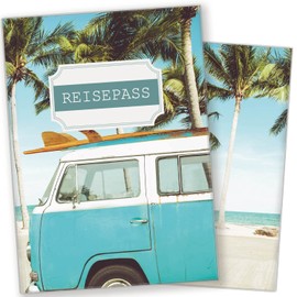 Cozy Racoon Passport Holder for Adults and Children | High Quality Passport Cover | Protective Cover, Camper, Retro