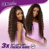 Sensationnel Lulutress French Wave crochetbraid - 3X French Wave Synthetic