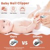 Baby Nail Clippers Set with Cute Case, Infant Fingernail and