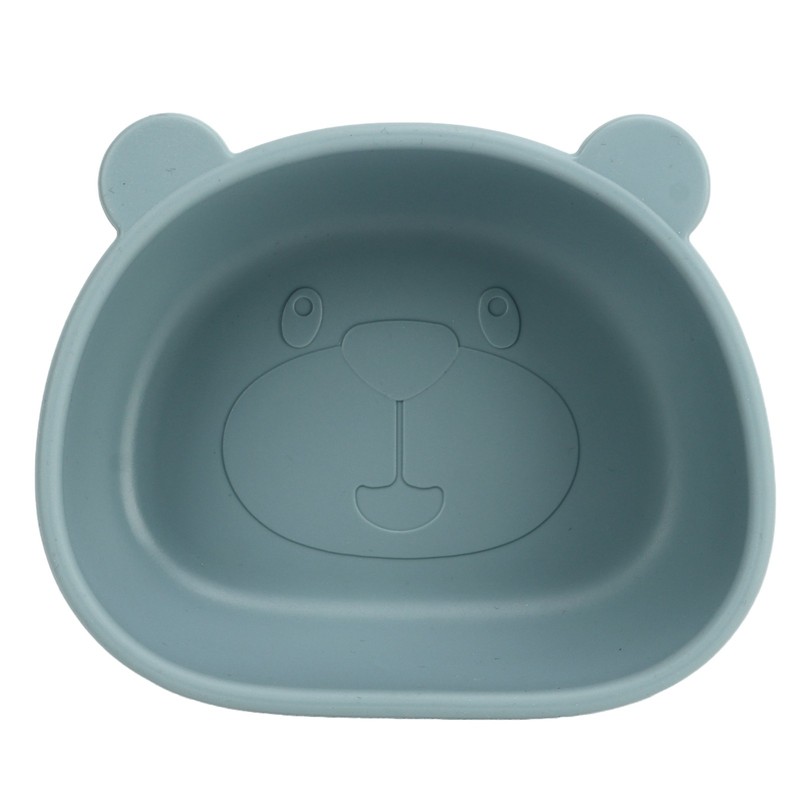 Baby Suction Plates Panda Shaped Powerful Suction Silicone Kid Suction
