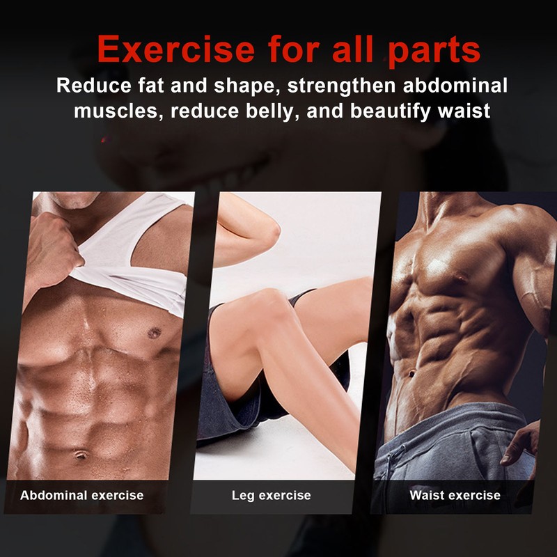 ABS Stimulator Abdominal Toning Belt 8 Modes 15 Strength Levels