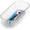 madesmart - 90666 madesmart Clear Soft Grip 8x3 Bin Organizer,