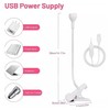 Lámpara LED UV para Uñas con Clip, USB, Cuello Flexible