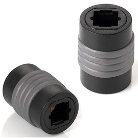 POPPSTAR 2 x Toslink Adapter (Toslink Female to Female) Extension for Toslink
