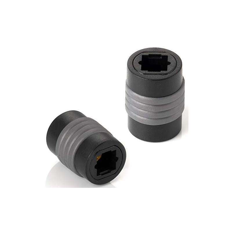 POPPSTAR 2 x Toslink Adapter (Toslink Female to Female) Extension