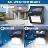 BAXIA TECHNOLOGY Solar Outdoor Lights Wireless Security Motion Sensor Solar