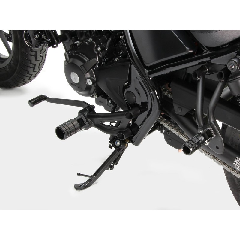 Hurricane HF5114B Foot Pegs Knurled Black Anodized Rear