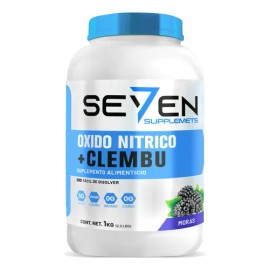 Óxido Nítrico + Clembuterol 1kg Seven Protein Pre Entreno
