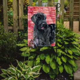 Caroline's Treasures BB9747GF Giant Schnauzer Love Flag Garden Size, Small, Multicolor