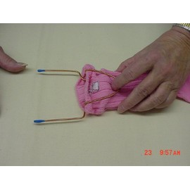 2 calcetines fáciles de bordar a máquina de aro/aros