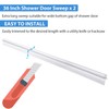 2-Pack Butecare Frameless Shower Door Bottom Seal with Long Sweep