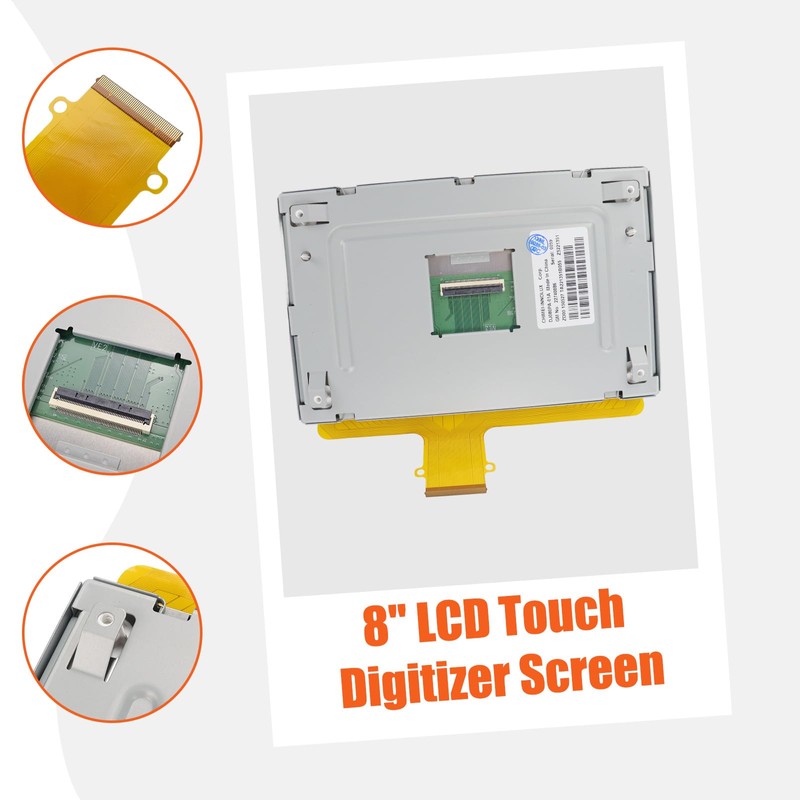 SHUNTALL 8" LCD Touch Digitizer Screen Digitizer Radio Navigation Compatible
