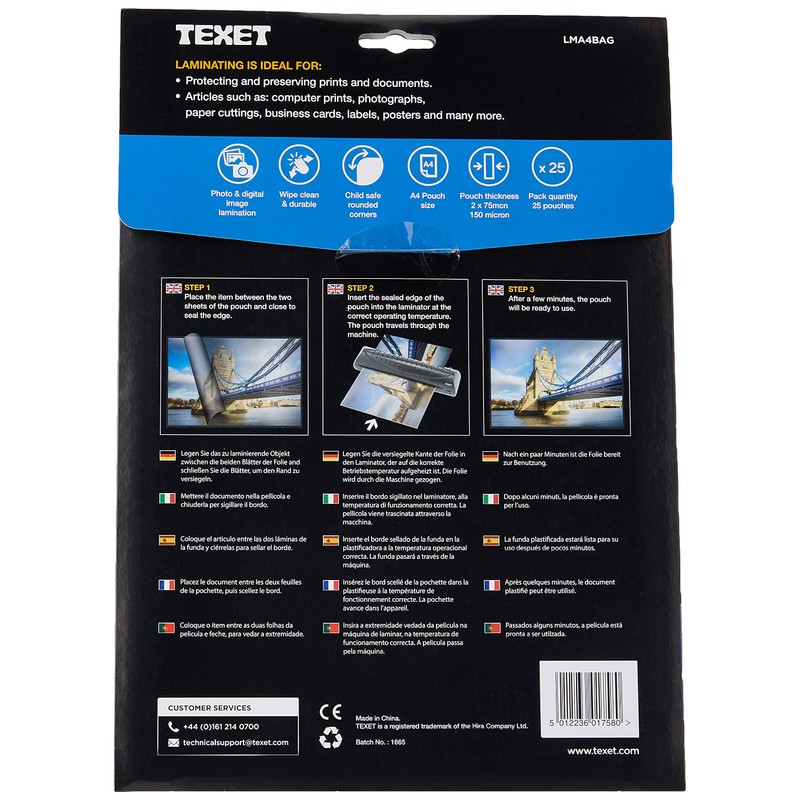 A4 Laminating Pouches 150 MCN (PK 25)