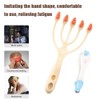 Scalp Massager,Handheld Claw Head Massager Hair Growth, 2-in-1 Finger Massager,