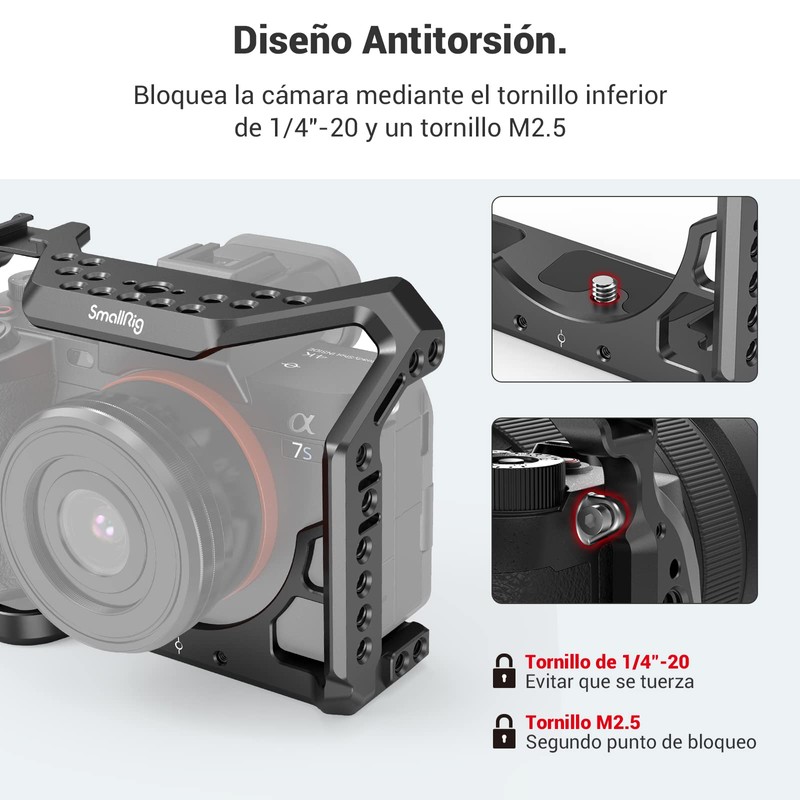 SMALLRIG Camera Cage Only for Sony Alpha 7S III /