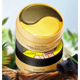 Parches Hidrogel Para Eliminar Ojeras Sadoer De Colágeno Carbón De Bambú Día/noche