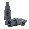 Aquarium Water Control Connector Double Valve Leakage Proof Quick Release