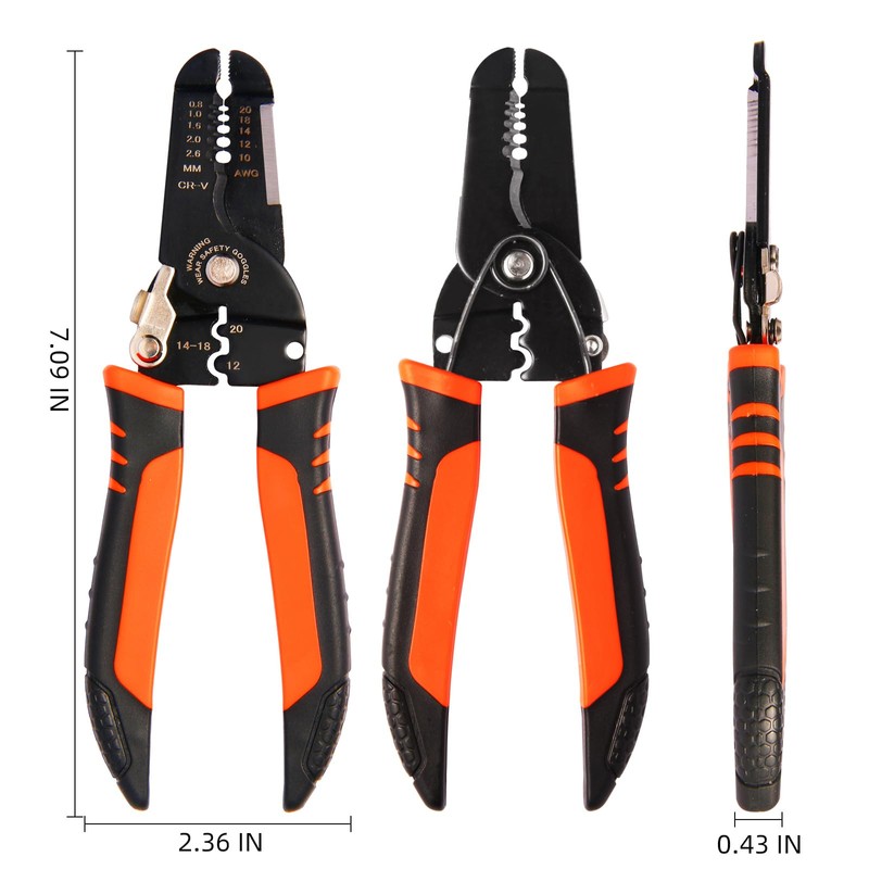 Htaexpu Wire Stripper, 3-rd Generation Wire Strippers or Crimping Tool,