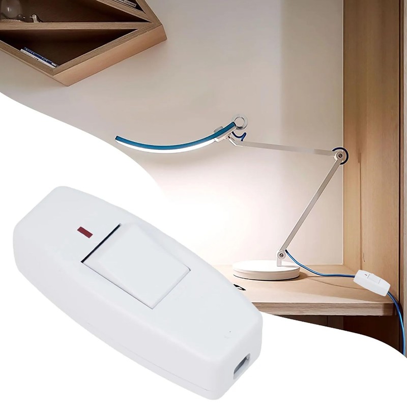 Lovelysp Inline Cord Switch Inline Switch for Lamp Cord AC