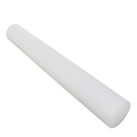 Othmro 1 Piece PE Plastic Round Rods 40mm OD 0.3m Length PE Rods Plastic Round Bar Plastic Rods Round Plastic Rod for Structural and Architectural Model Making DIY White