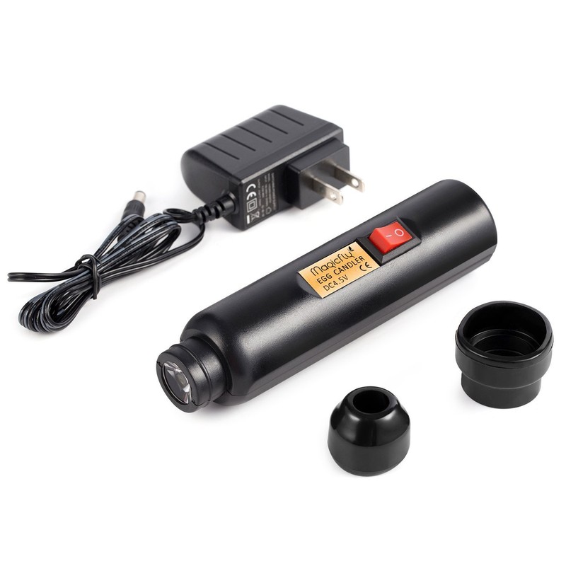 Magicfly Bright Cool LED Light Egg Candler Tester, Powered Only