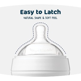 Tiny Twinkle Silicone Baby Bottle with Comfort Grip and Soft Flexible Nipple - Squeezably Soft Baby Bottles for Newborn and Up (Mint, 6 Ounce - 3 Pack)