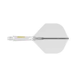 CUESOUL ROST 77 Integrated Dart Shaft and Flight,Standard Shape,Set of 3(clear color series)