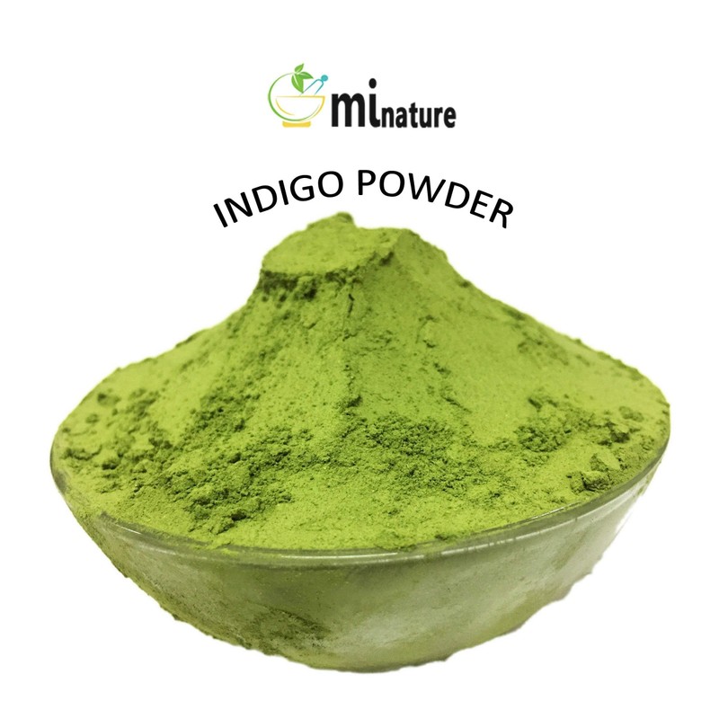 mi nature Indigo Powder -INDIGOFERA TINCTORIA,(, ORGANICALLY GROWN) 1 LB