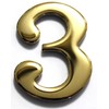 2" Solid Brass Mailbox Number #3 / Better Box Mailboxes