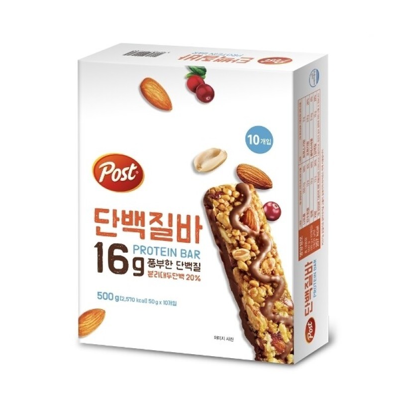 Post Protein Bar 500g x 4 / 포스트 단백질바 500g