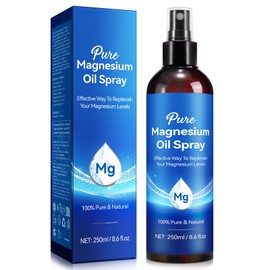 Magnesium Oil Spray 8.6Fl Oz, Pure Magnesium Spray for Feet, Body and Skin, Topical Mg Oil, Easy to Absorb, Unsented