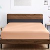 SSW HOMES Single Fitted Sheet Peach - Deep Pocket 12