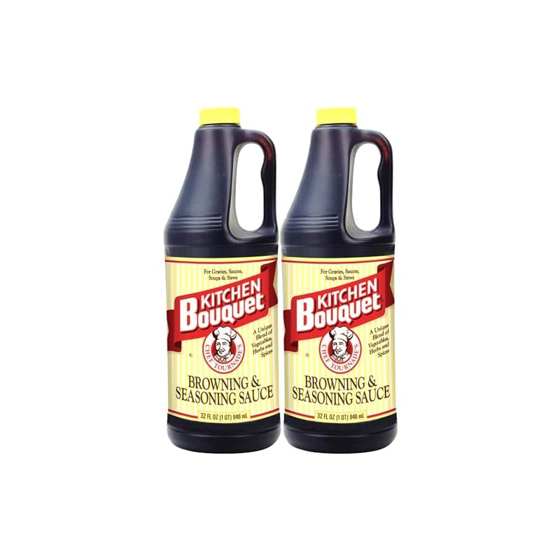 Kitchen Bouquet Browning and Seasoning Sauce, 32 Ounce (Pack of