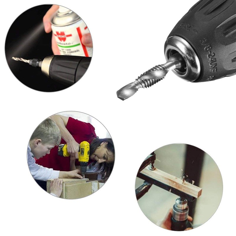 105° Angle Wrench Attachment Adapter (1/4 Inch, Drill Hexagonal Shaft)