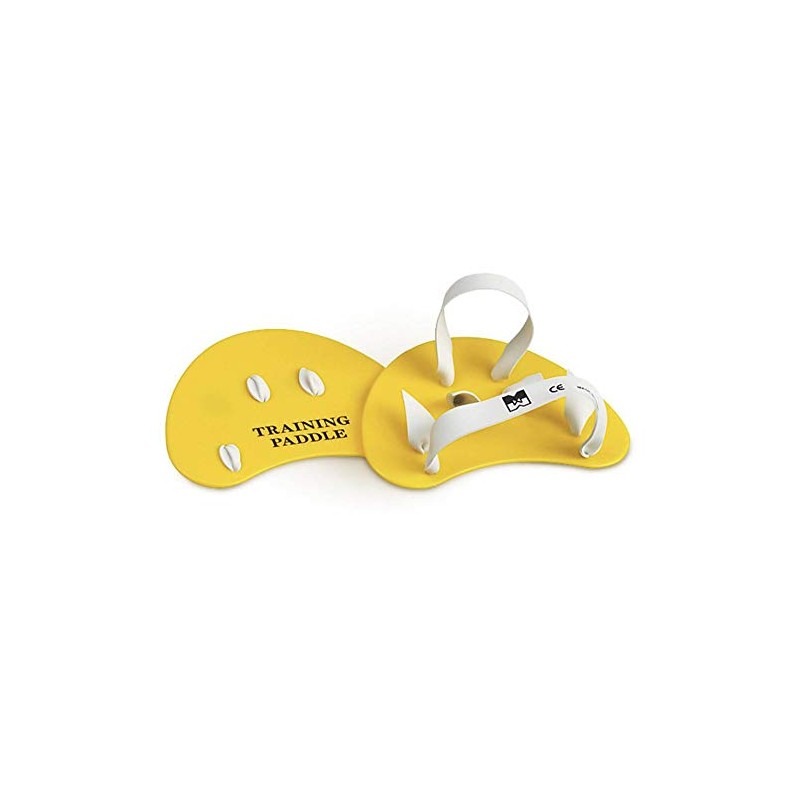 Malmsten Finger Paddles Finger Paddles, Yellow, Junior/Adult