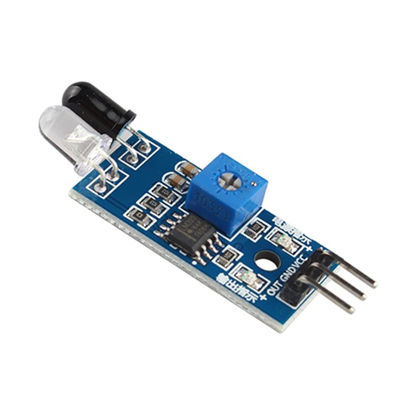 HALJIA 20PCS IR Infrared Obstacle Avoidance Sensor Module 3-Wire Reflective