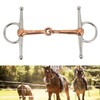 Horse Full Cheek Snaffle Stainless Steel Ring Snaffle Bit for