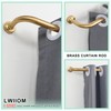 Lwiiom 2 Pack Wrap Around Curtain Rod for Windows 28
