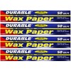 (4 pack) Durable Wax Paper for Microwave, Baking, Storing, Arts