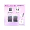 560pcs Kit Extensiones De Pestañas Negras - Efecto Natural