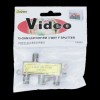 Uninex TA203G: 75-OHM UHF/VHF/FM 3 Way Splitter w/ Screws