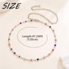 Urieo Rhinestone Waist Chain Belt Crystal Colorful Belly Chains Adjustable