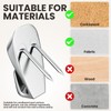HNYYZL Cubicle Hooks,12PCS Cubicle Hooks for Fabric Walls,Hanging,Cubicle Clips, Fabric