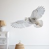 GRAZDesign Owl Wall Sticker 3D Snow Owl Wall Sticker Decoration