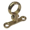 15mm Cast Brass Screw-On Pipe Bracket, Die-Cast Pipe Clip -