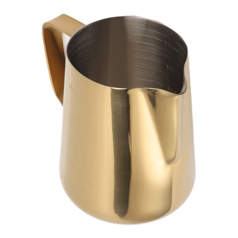 Milk Frothing Pitcher Dual Scale 304 Stainless Steel Milk Frother