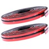 HTharros Windshield Molding Replacement Rubber Car Front Rear Window Gap